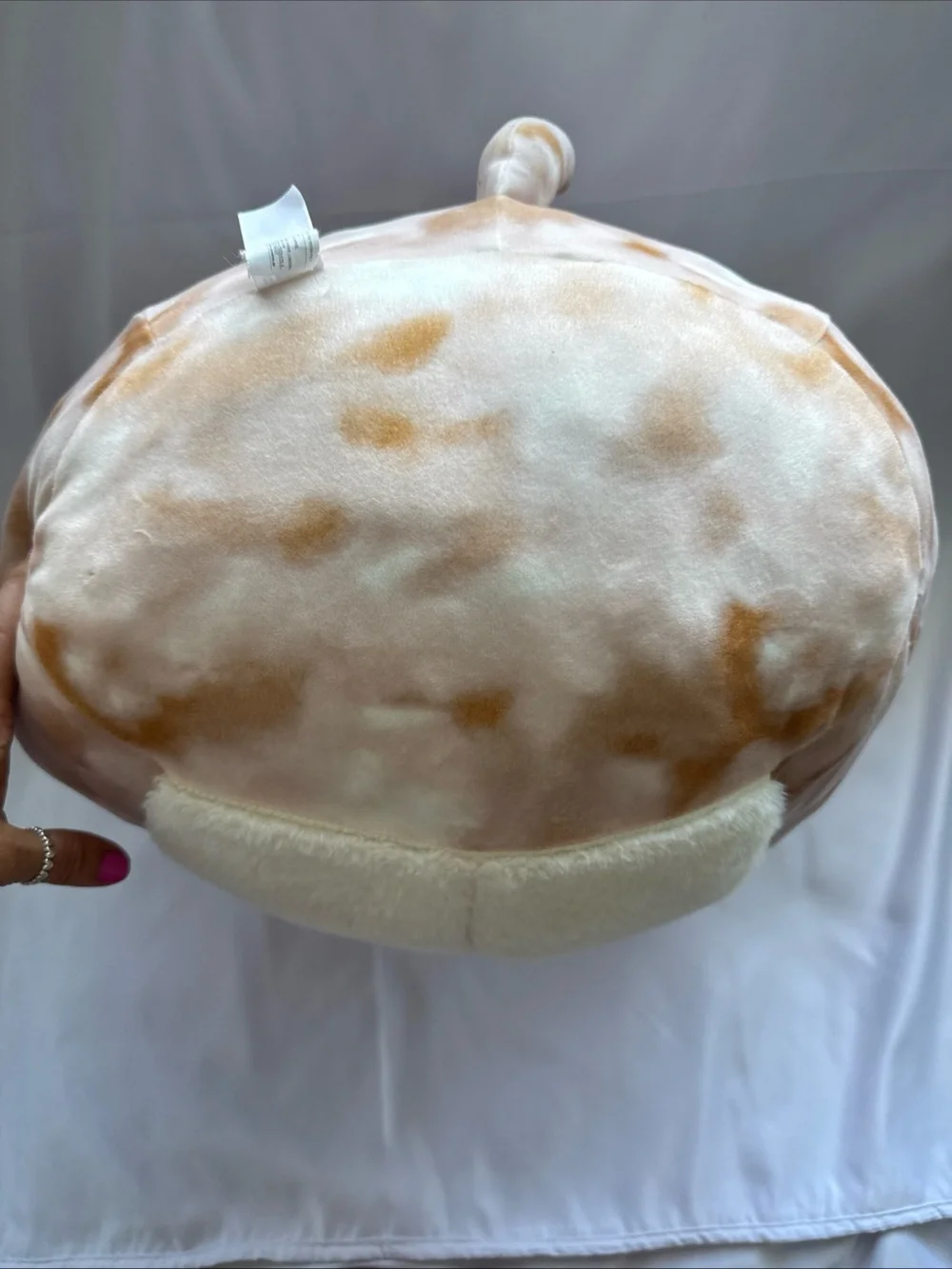 Bronk the Bulldog Squishmallows Brown and Cream Plush Dog Pillow Like New
